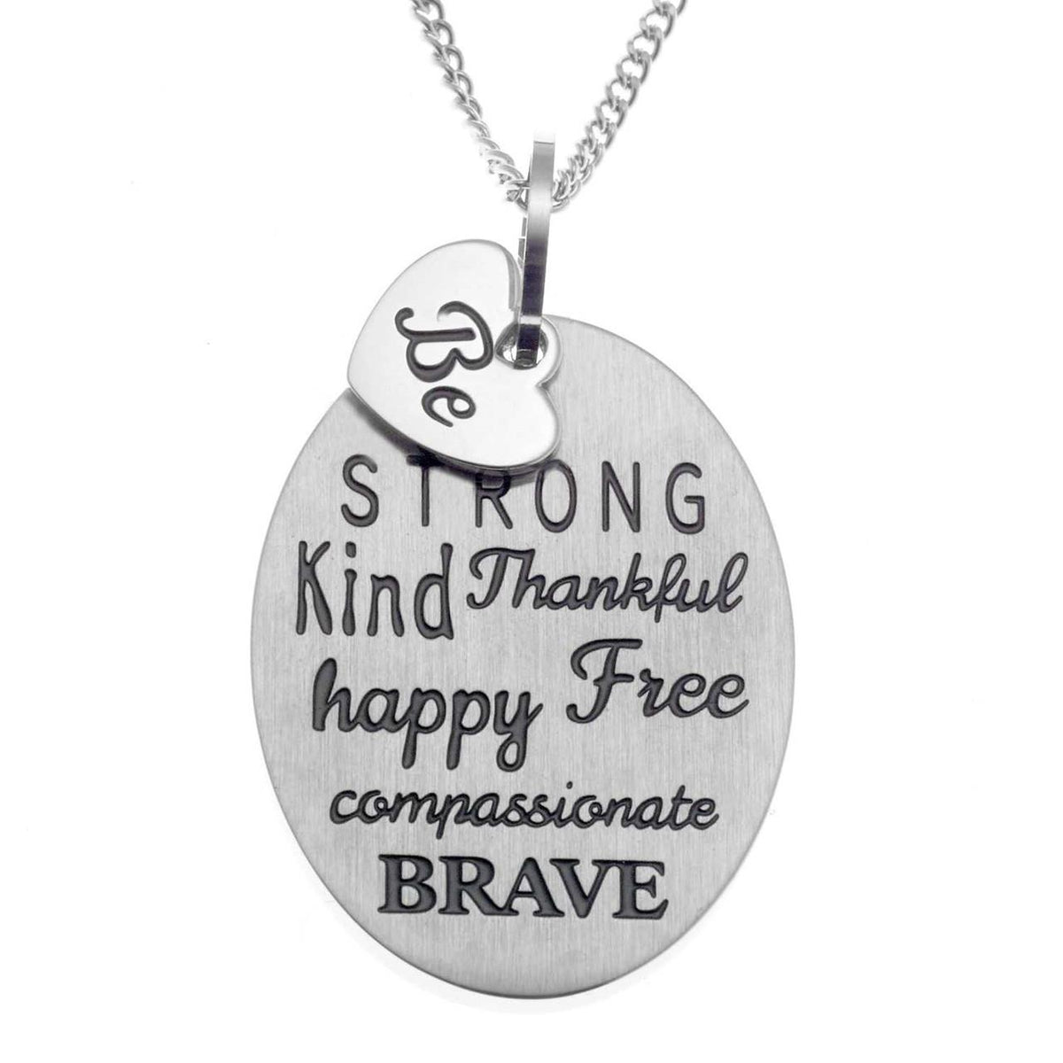 Joyful Sentiments Be Pendant Necklace