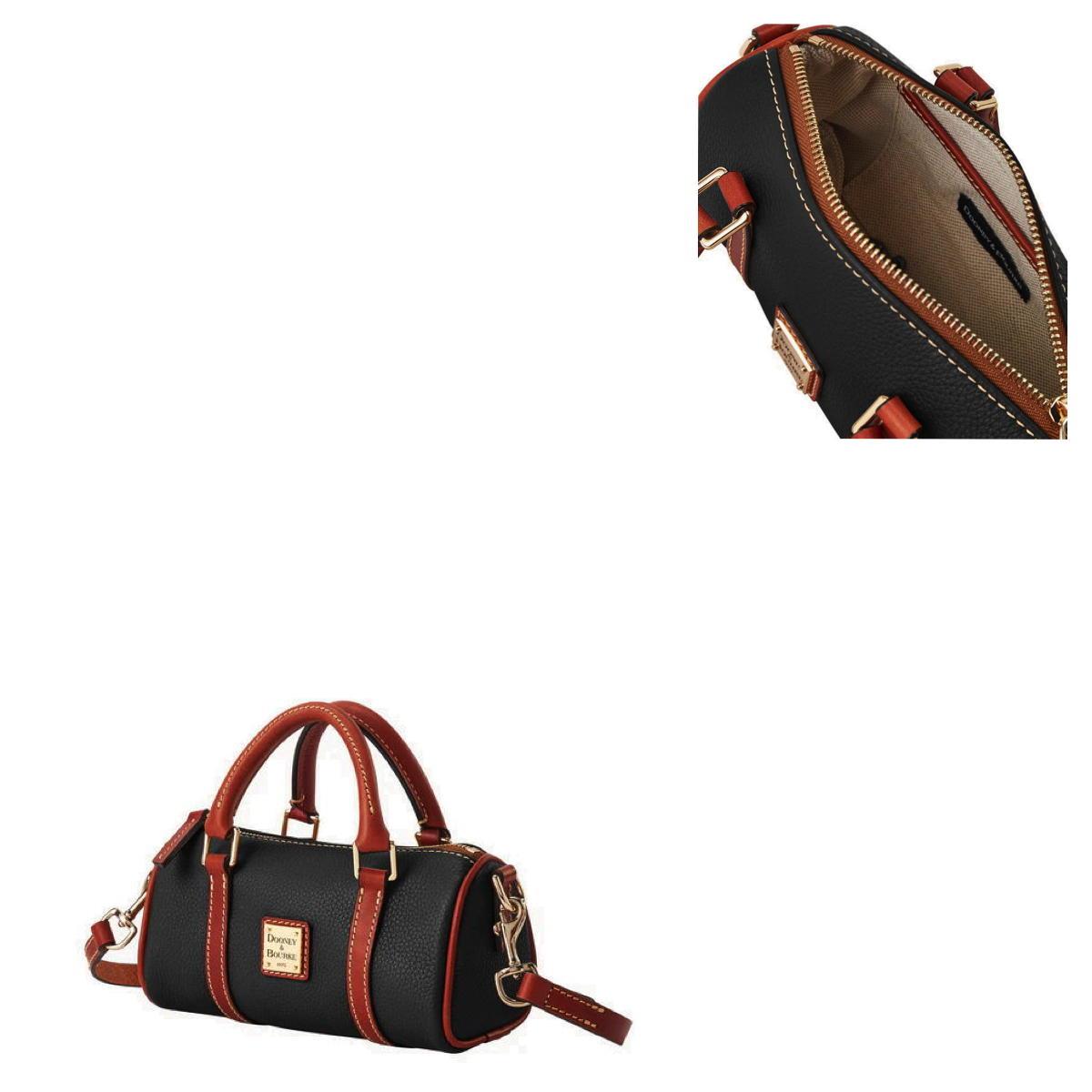 Dooney & Bourke Pebble Grain Crossbody Barrel Satchel 20