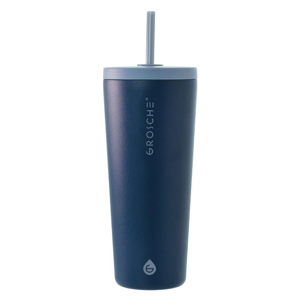 Grosche Jasper Insulated 23 Oz Straw Tumbler - Cream White