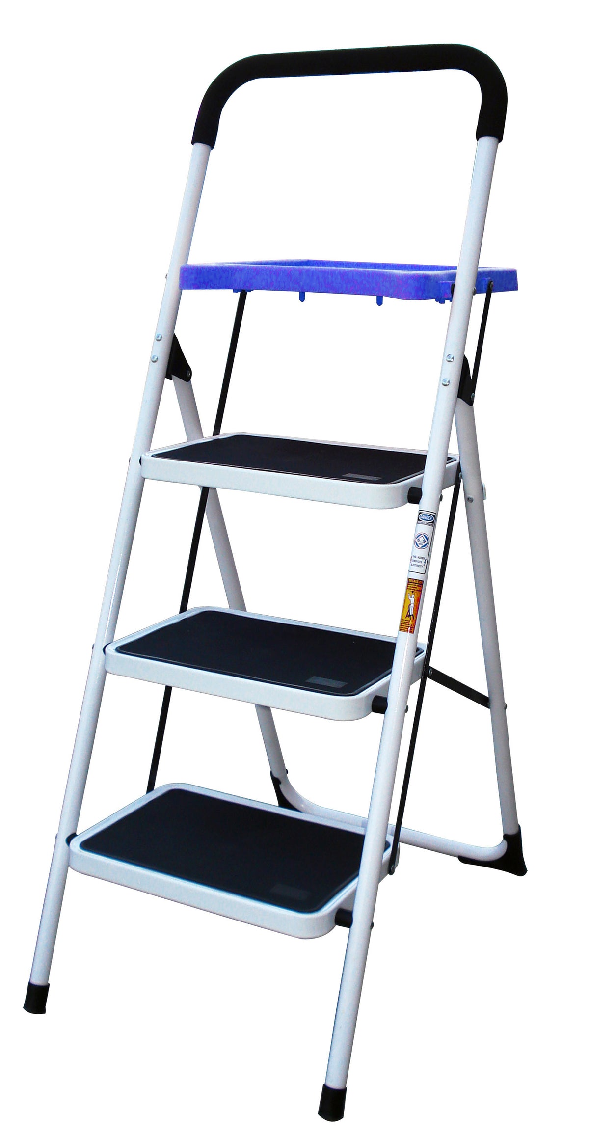 Buffalo Tools 3-Step Metal Ladder w/ Paint Platform