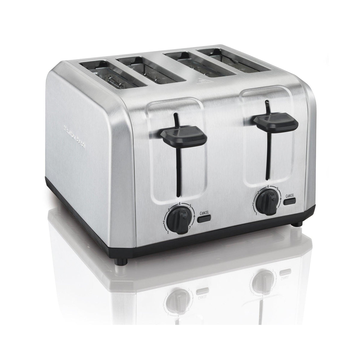 Hamilton Beach Brushed Stainless Steel 4-Slice Toaster w/ Extra Wide Slots