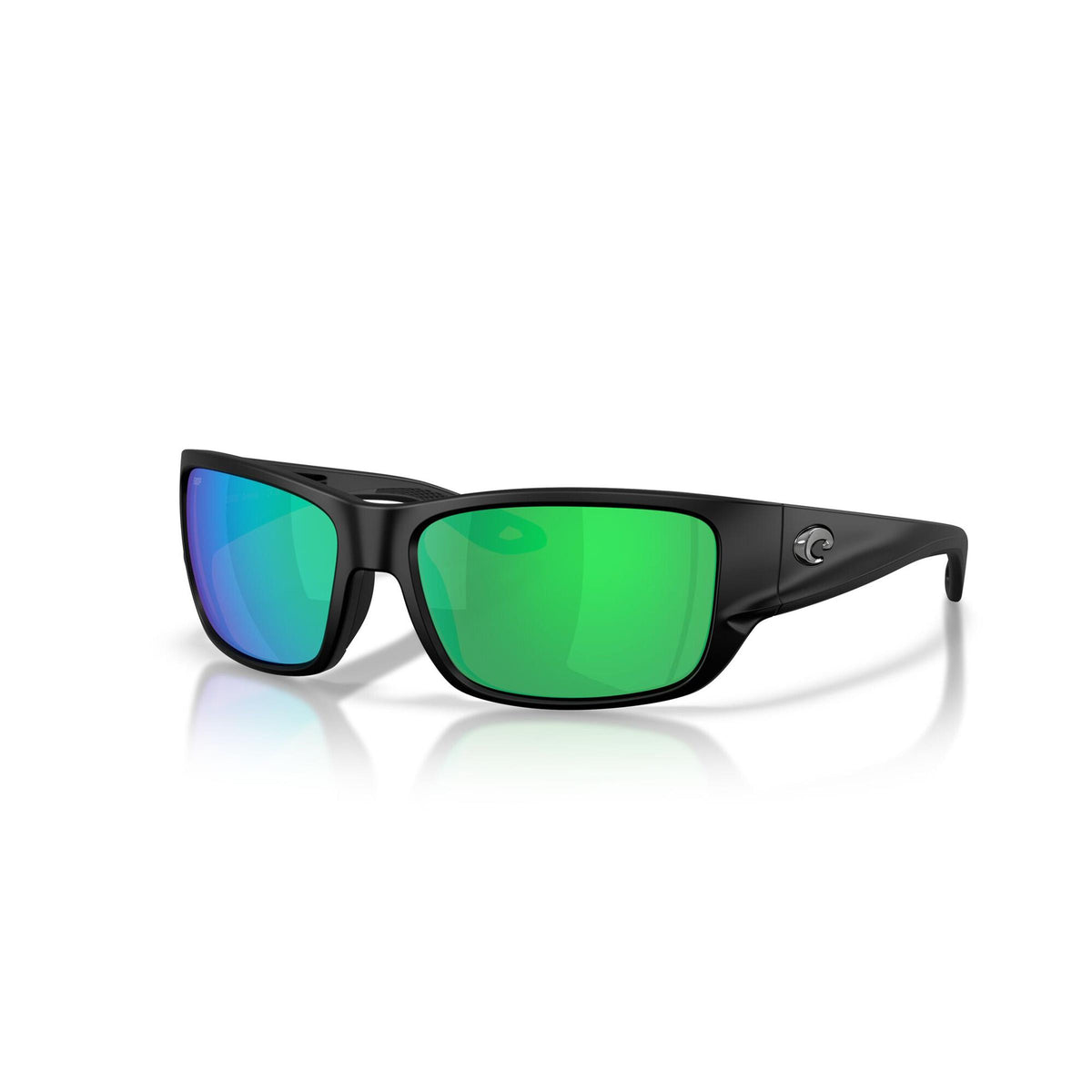 Costa Del Mar Schoolie Sunglasses - (Frame) Matte Black; (Lens) Green Mirror, 580P