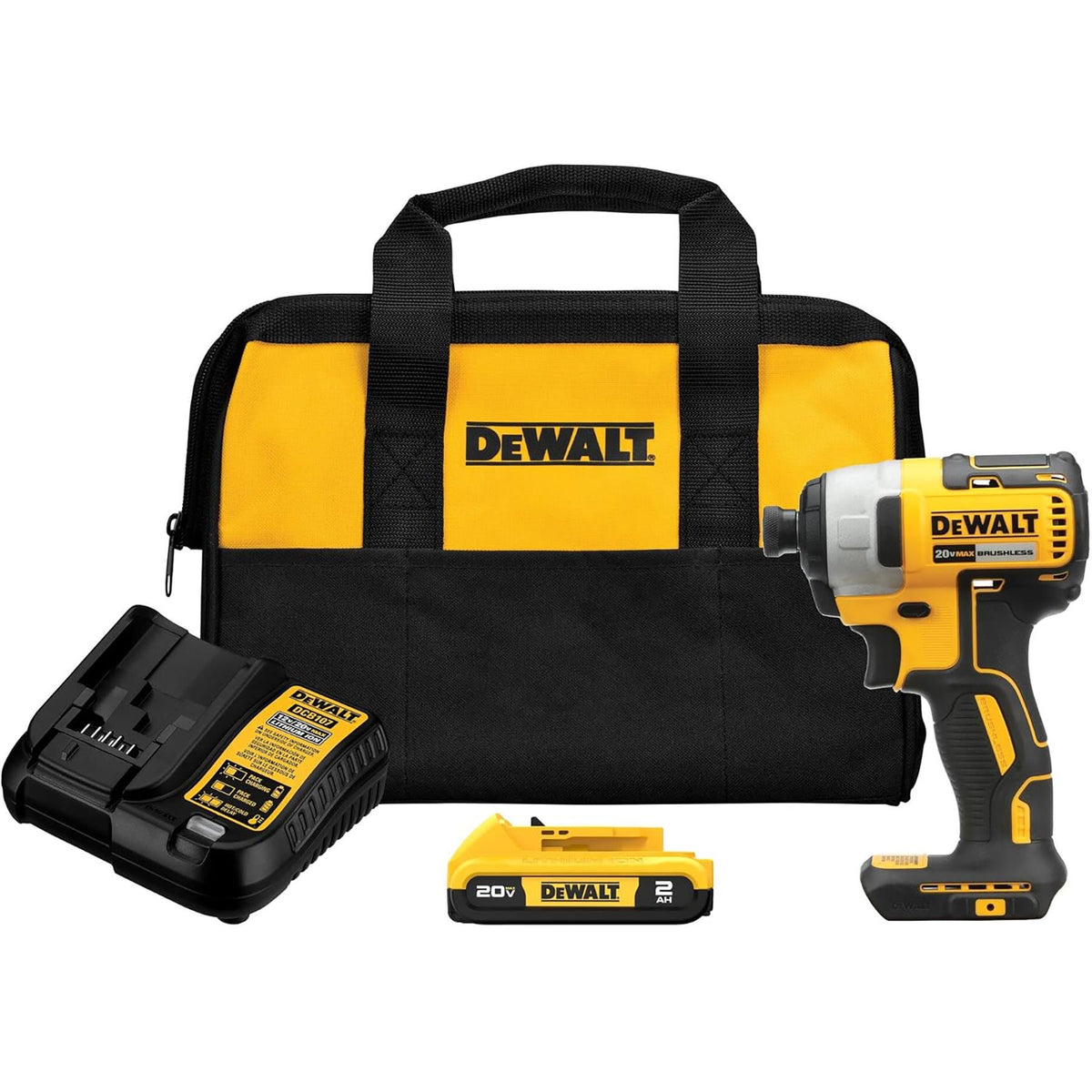 Computer Incentives Dewalt 20V MAX XR 1/4" Impact Driver with POWERSTACK Kit