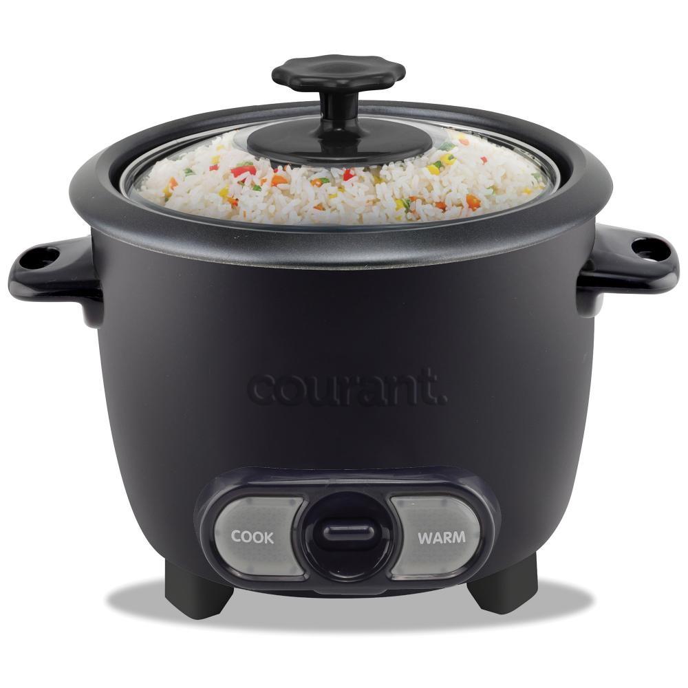 Courant 6C Rice Cooker - Black