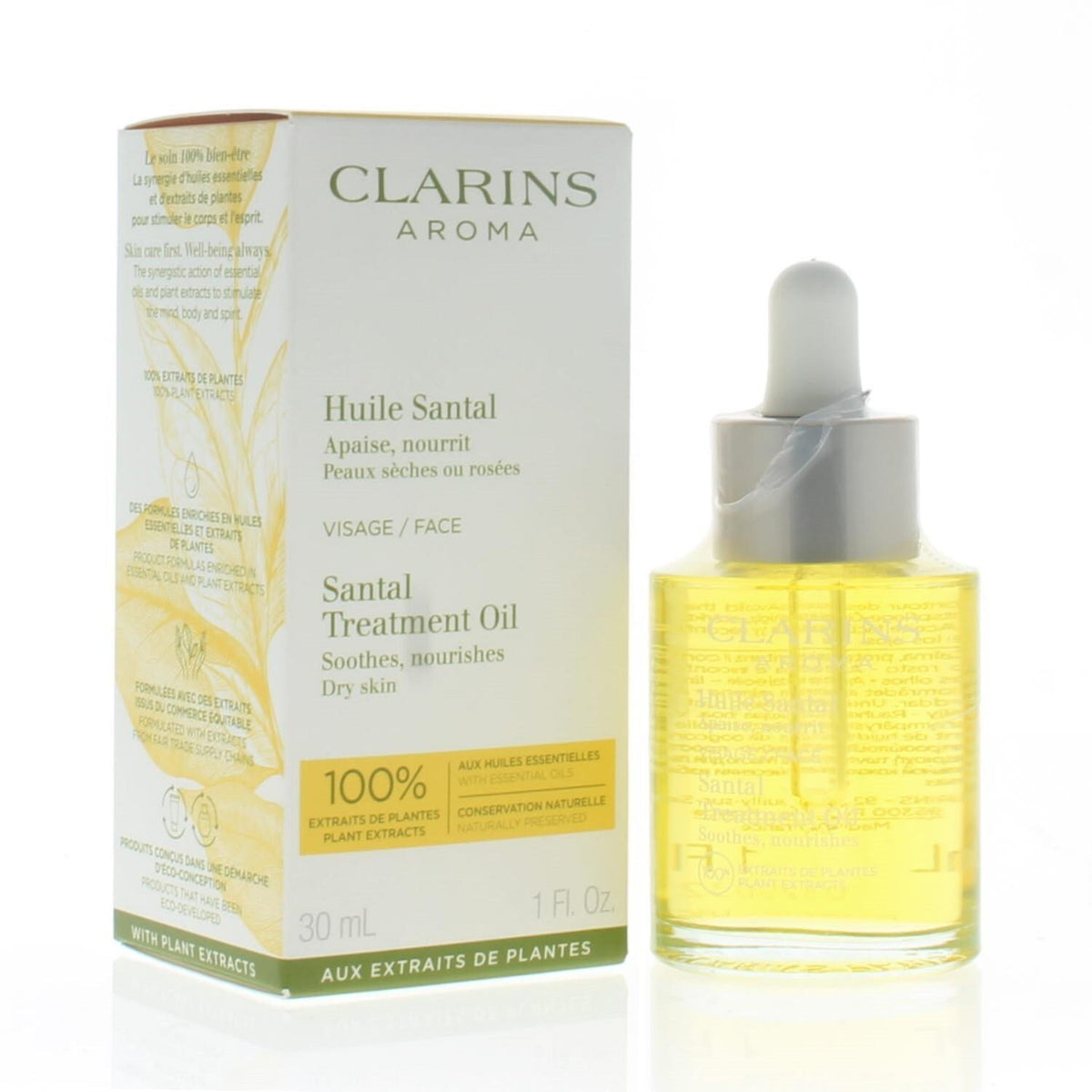 Clarins Santal Treatment Oil Size 1oz/30ml