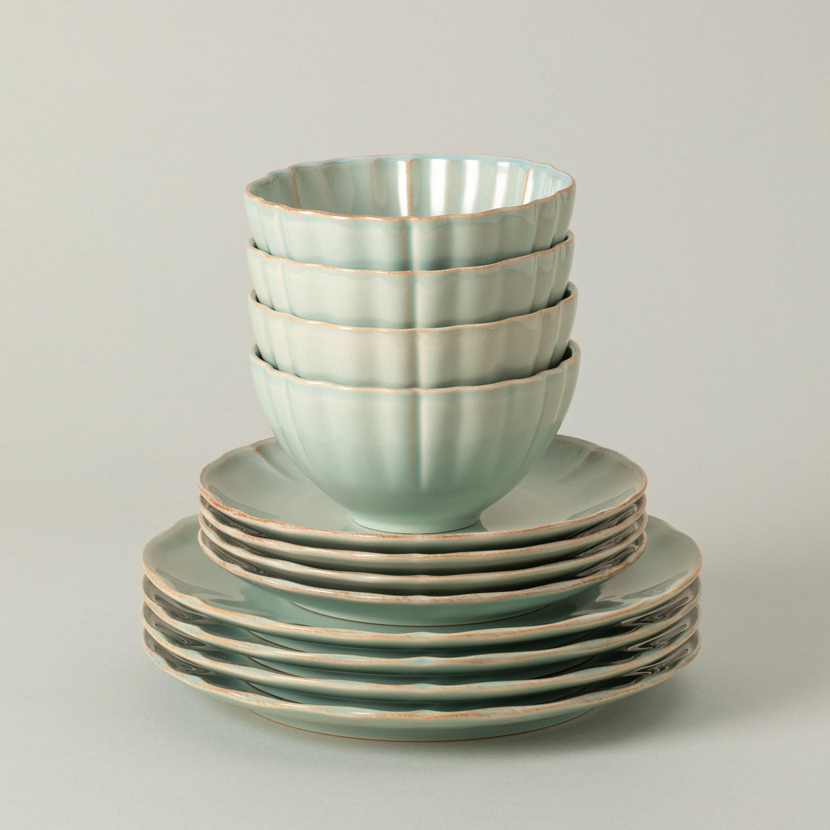 Casa Fina Alentejo Place Setting Set w/cereal bowl Size 12 Pieces