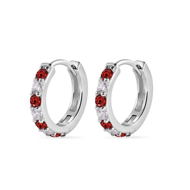 Infinity Luxe Jewelry Collection CZ Huggie Earrings