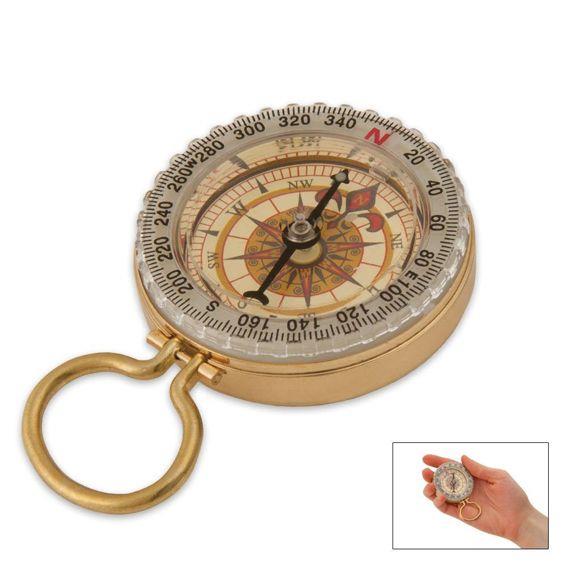Bella Home Solid Brass Compass