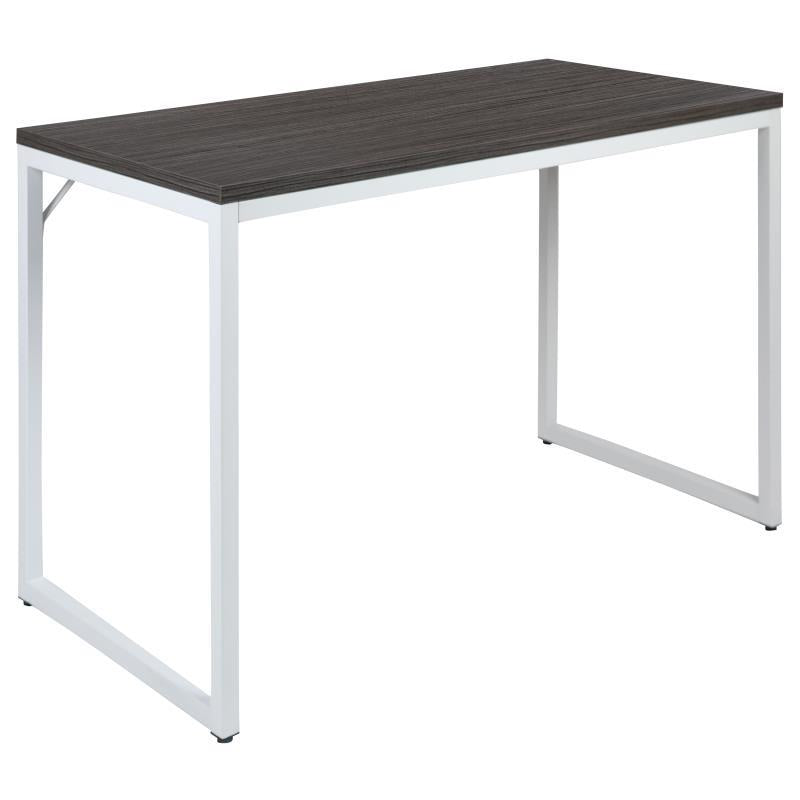 OSC Designs Kimberly Tiverton Modern Gray Desk