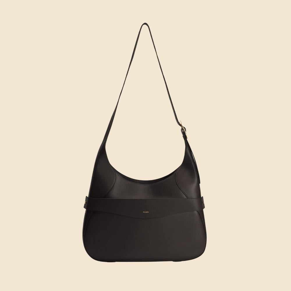 OLEADA Handbags Marina Hobo, Onyx