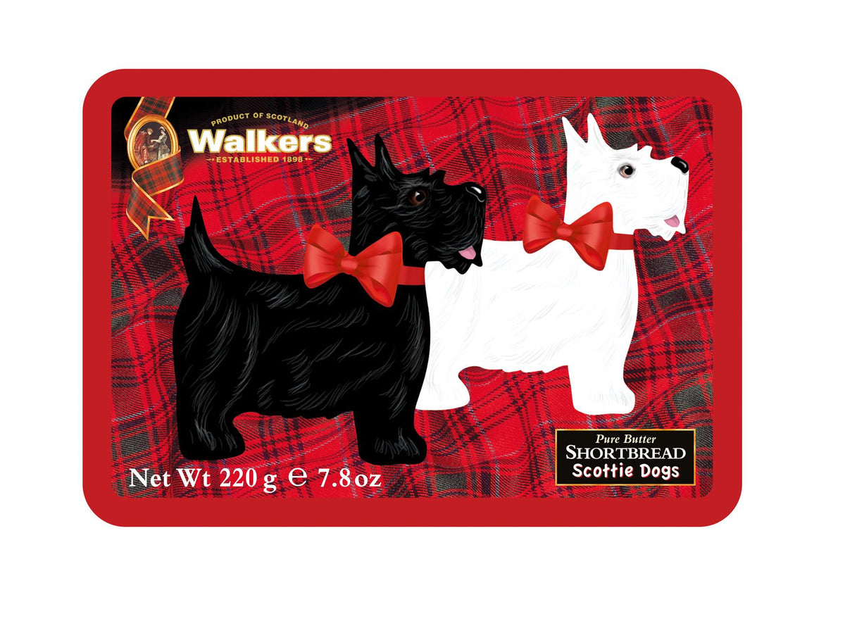 Walkers Shortbread Scottie Dog - Shortbread Cookie Gift Tin