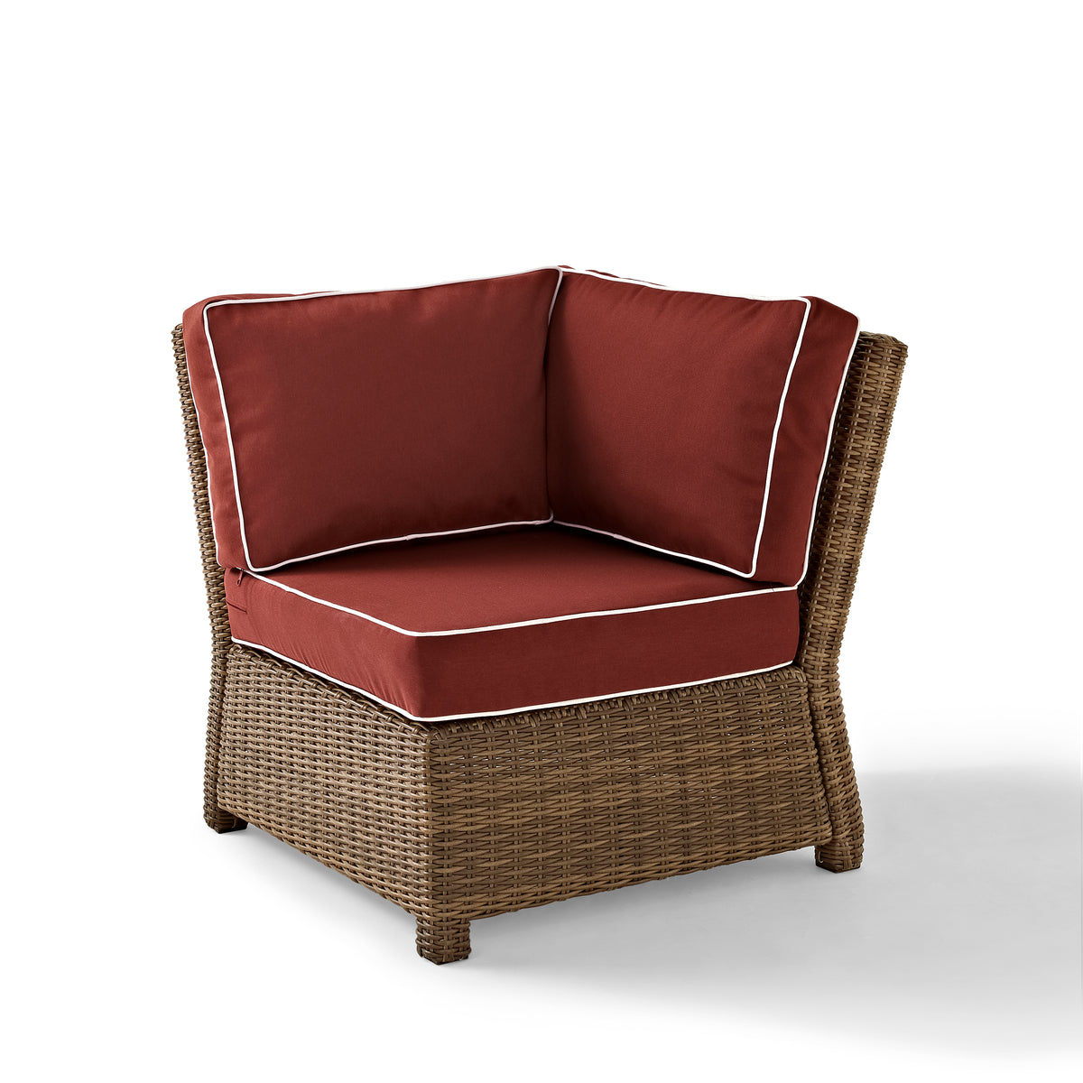 Crosley Outdoor Bradenton Wicker Corner Outdoor Sectional Chair