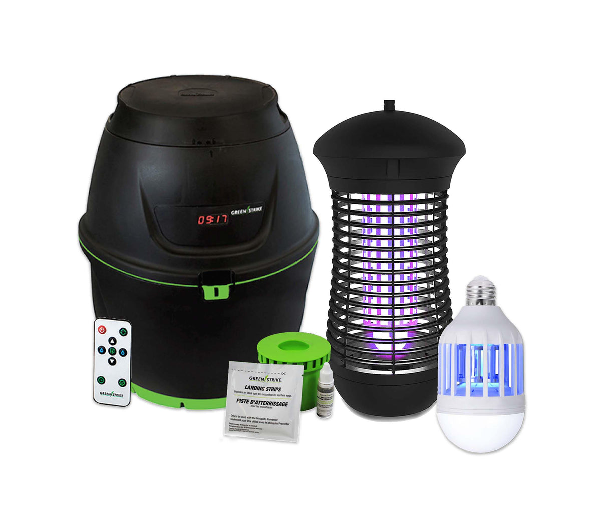 Green-Strike Mosquito Preventer Bundle-Includes: 800CU, 949 and 960