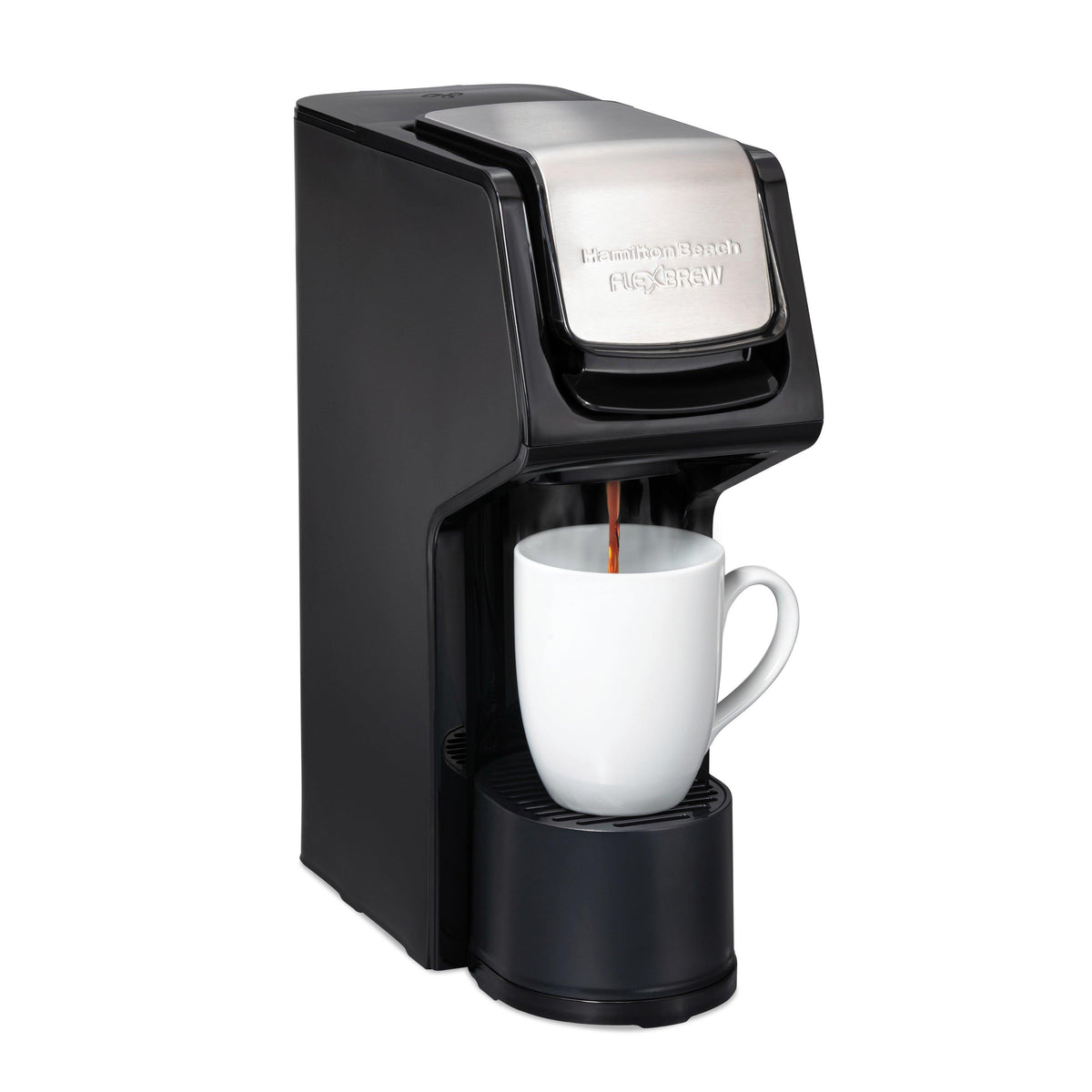 Hamilton Beach FlexBrew Dual Single Serve Coffeemaker Black/Stainless
