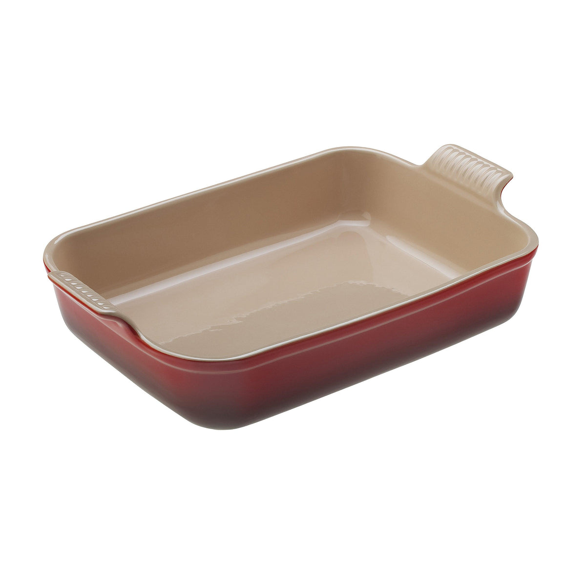 Le Creuset 2.5qt Heritage Stoneware Rectangular Dish Cerise