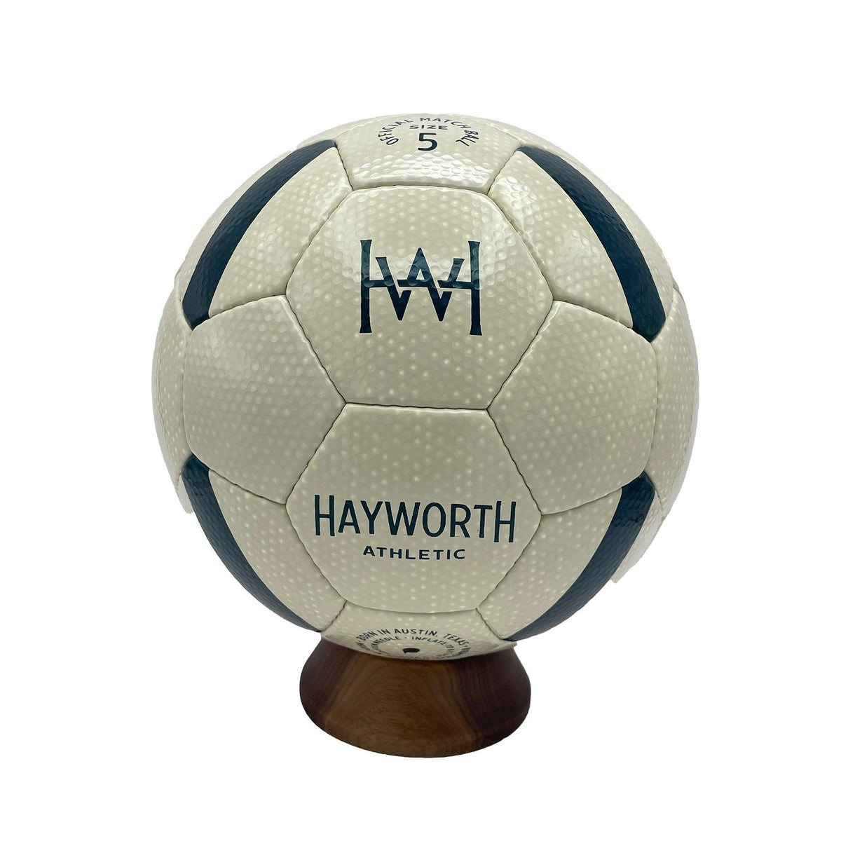 Hayworth Athletic No. 152 Hand-Stitched Standard Model Soccer Ball - Size 5