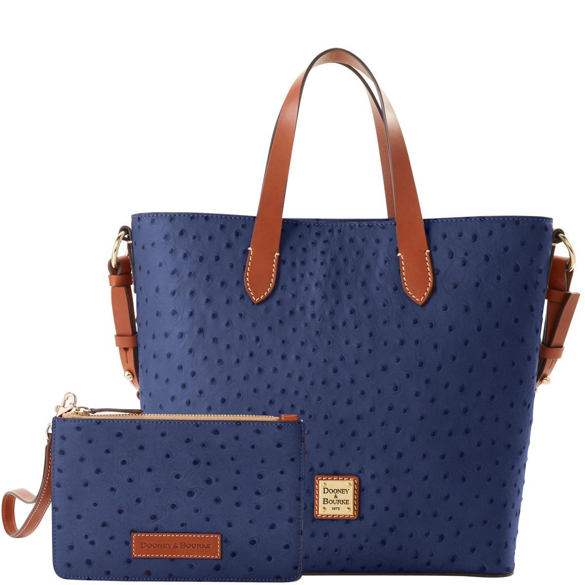 Dooney & Bourke Ostrich Liliana with Pouch