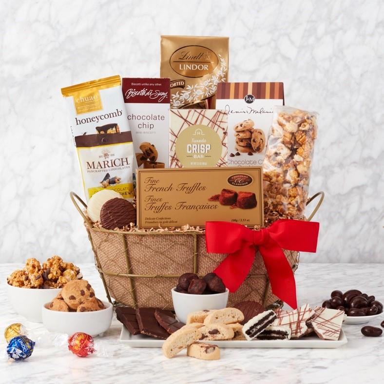 Hickory Farms Decadent Delights Chocolate Gift Basket