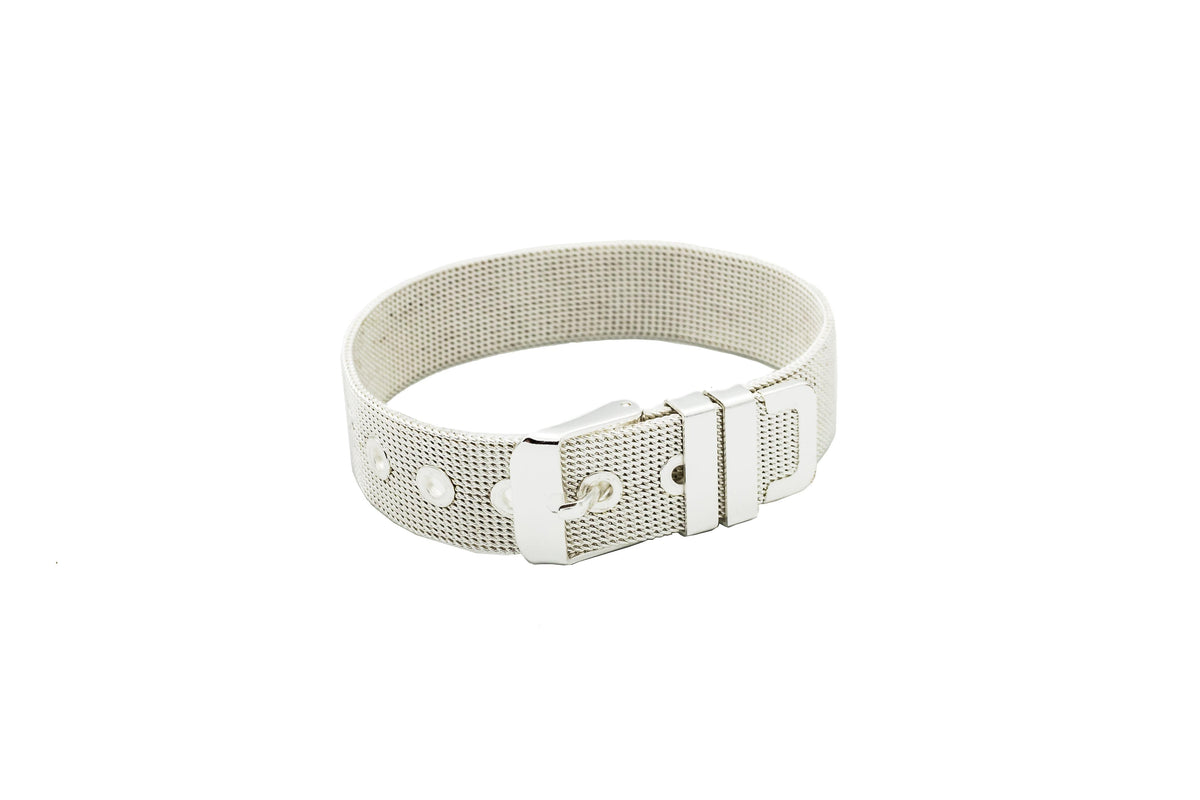 Completely Bella Silver Plate Belt designed 8" Bracelet