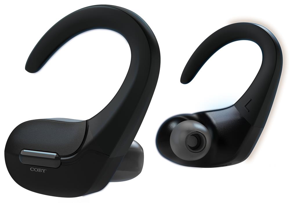 COBY True Wireless Sports Earbuds
