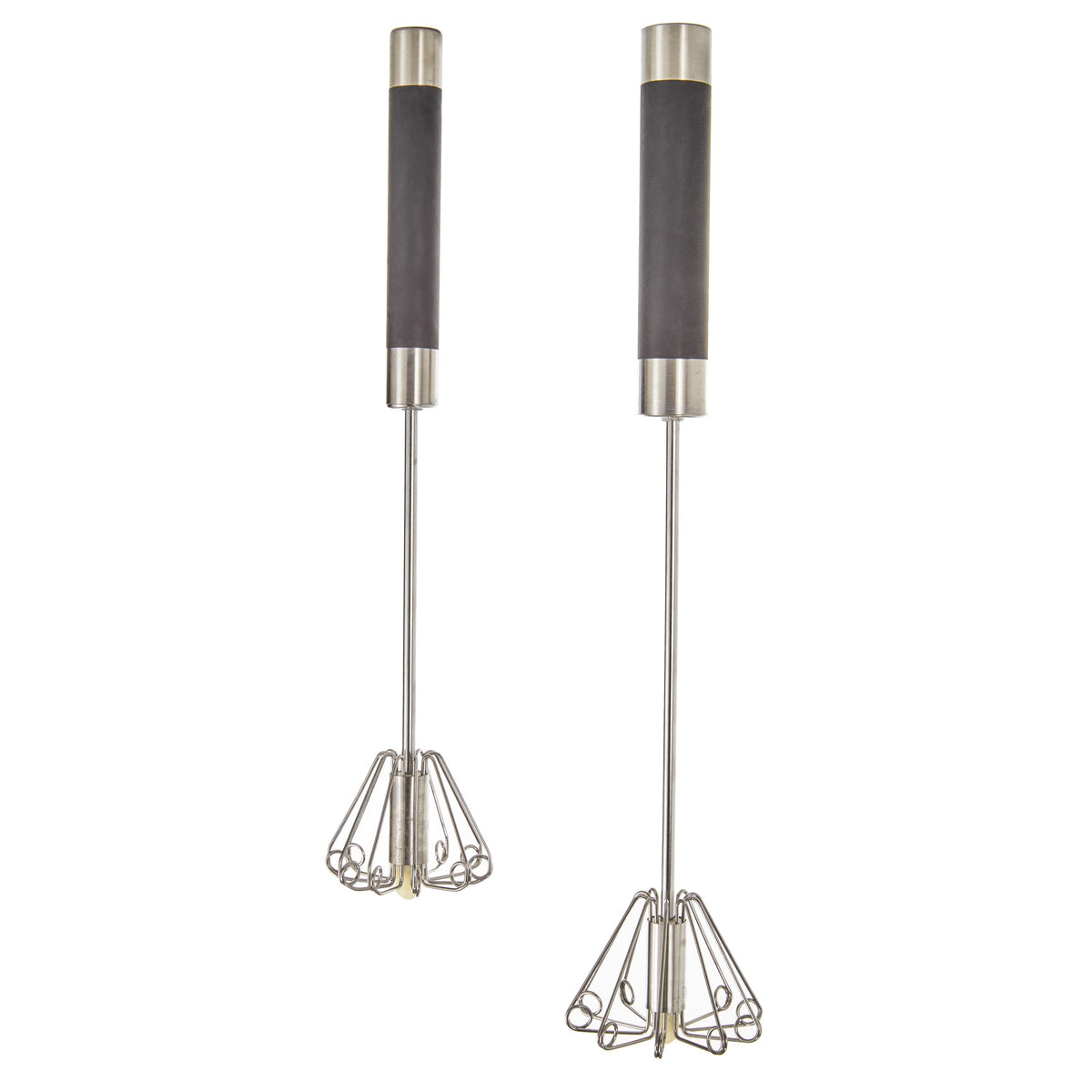 BergHOFF Essentials 2Pc 18/10 Stainless Steel Miracle Whisk Set, Black