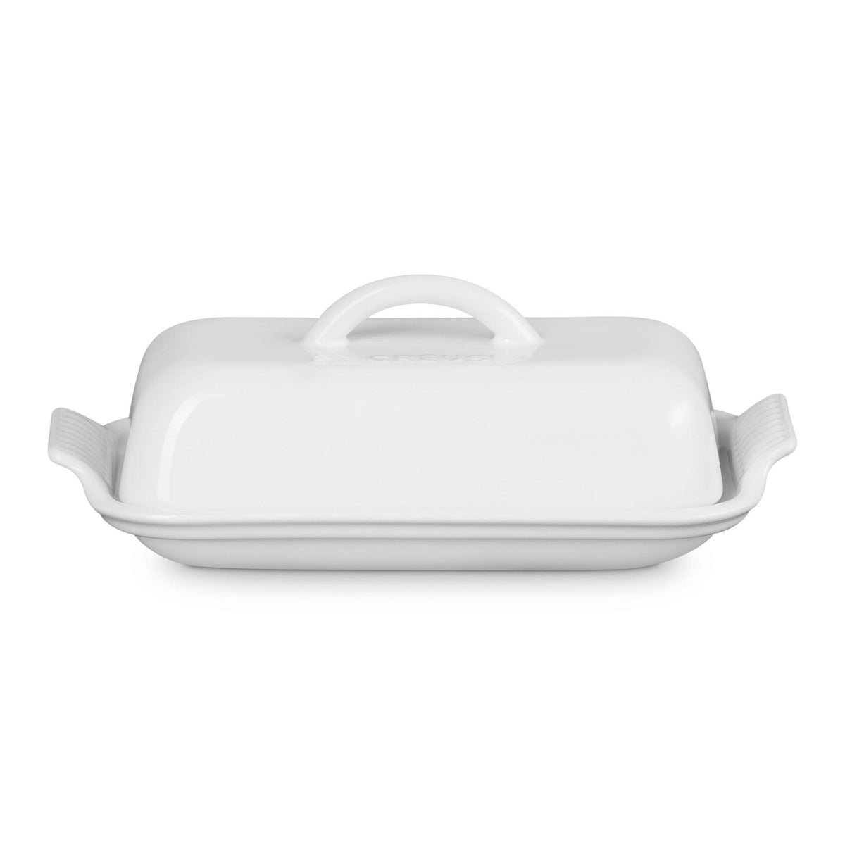 Le Creuset Heritage Butter Dish White