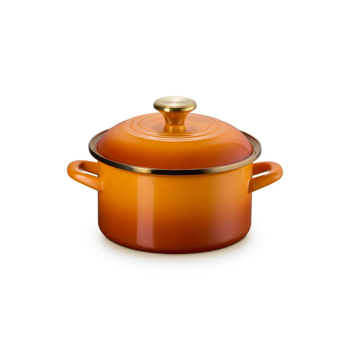 Le Creuset 3.8qt Enamel on Steel Covered Stockpot Persimmon