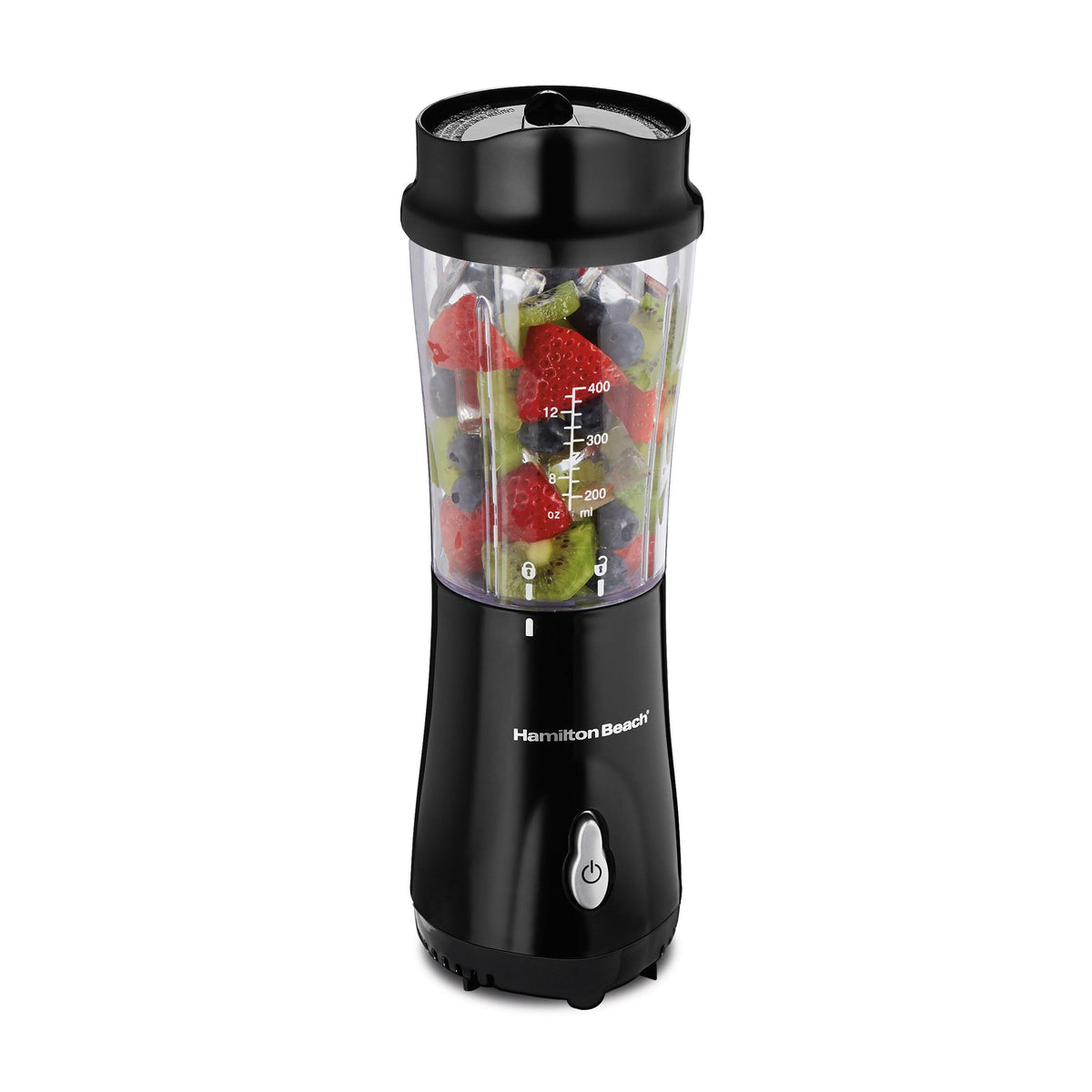 Hamilton Beach Single Serve Blender w/ Travel Lid Black