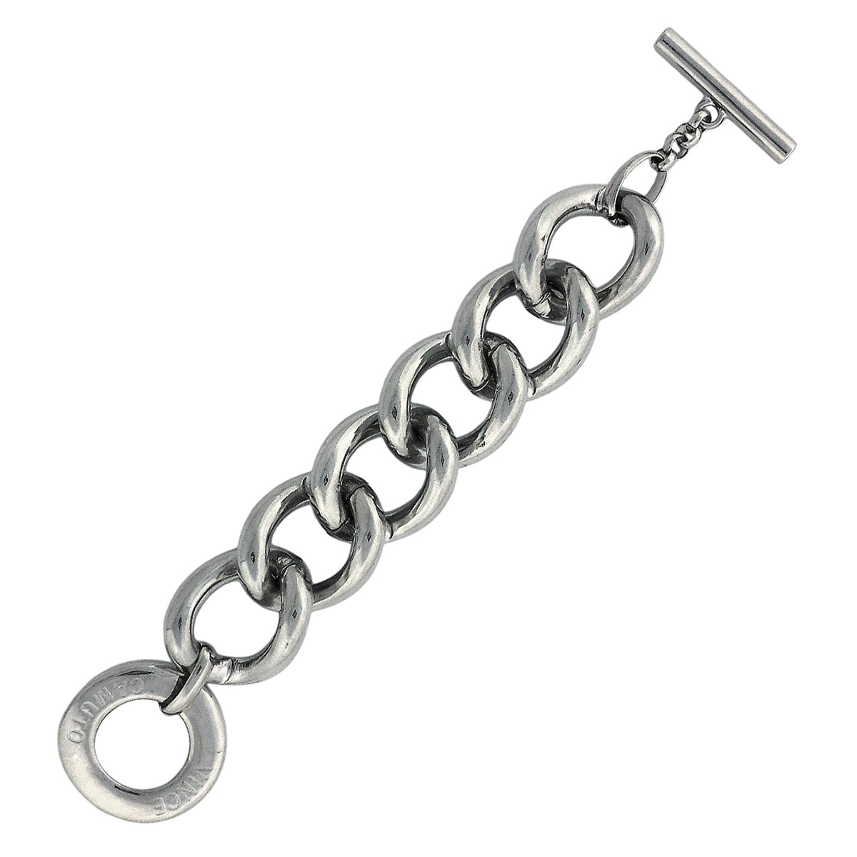 Vince Camuto Silver Round Links Bracelet
