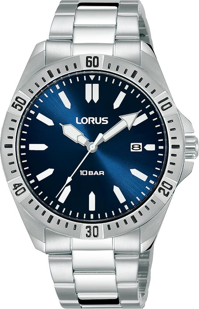 Seiko Lorus Unisex Stainless Steel with Blue Dial