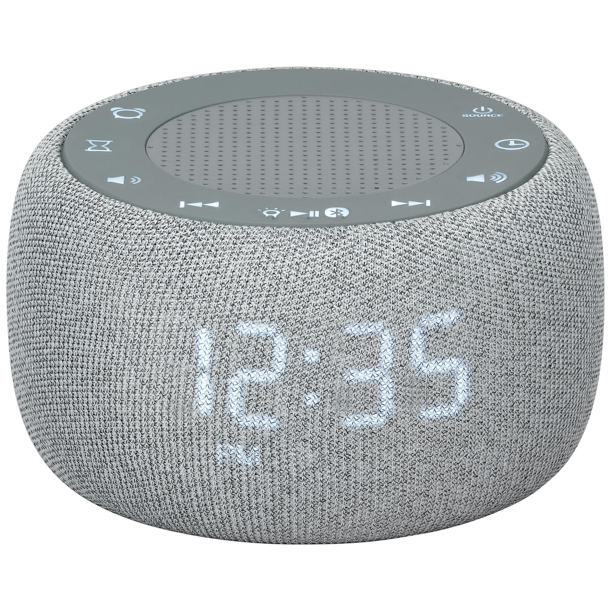 GPX Gentle Wake Alarm Clock White Noise Machine