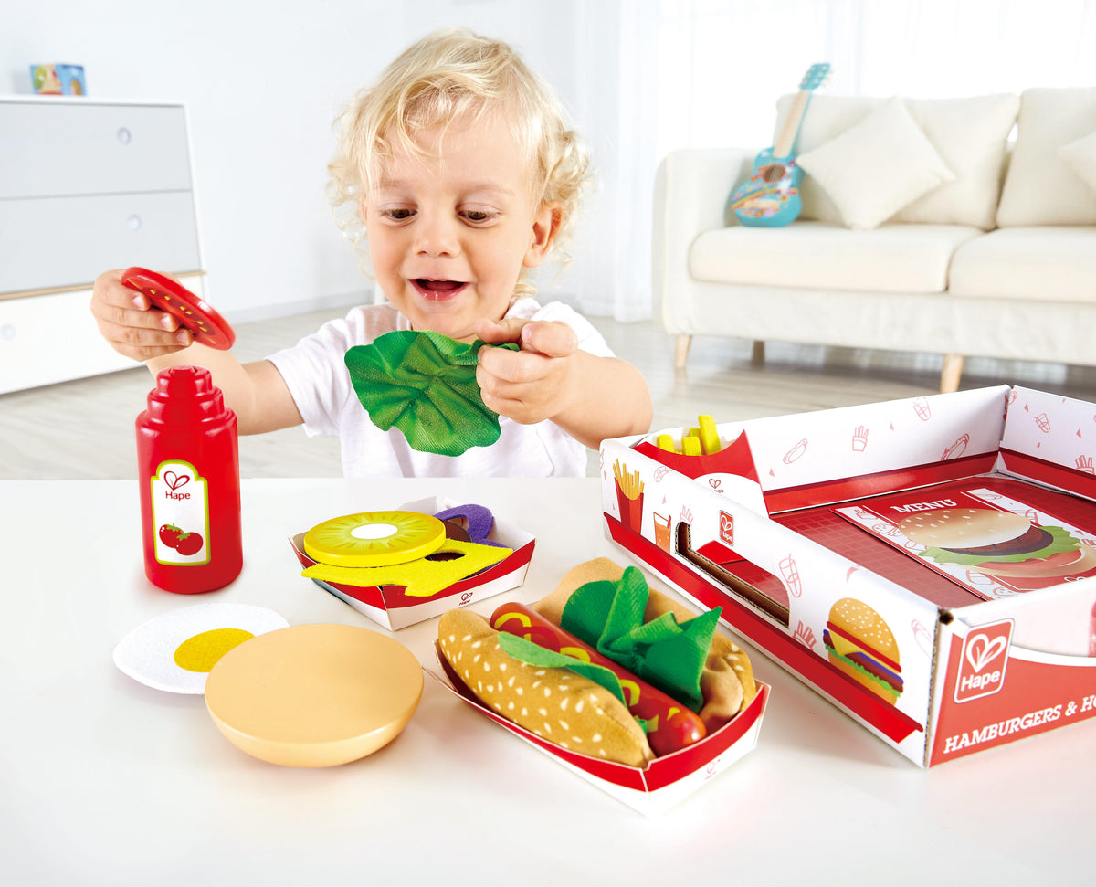HapeToys Fast Food Set Toy Food