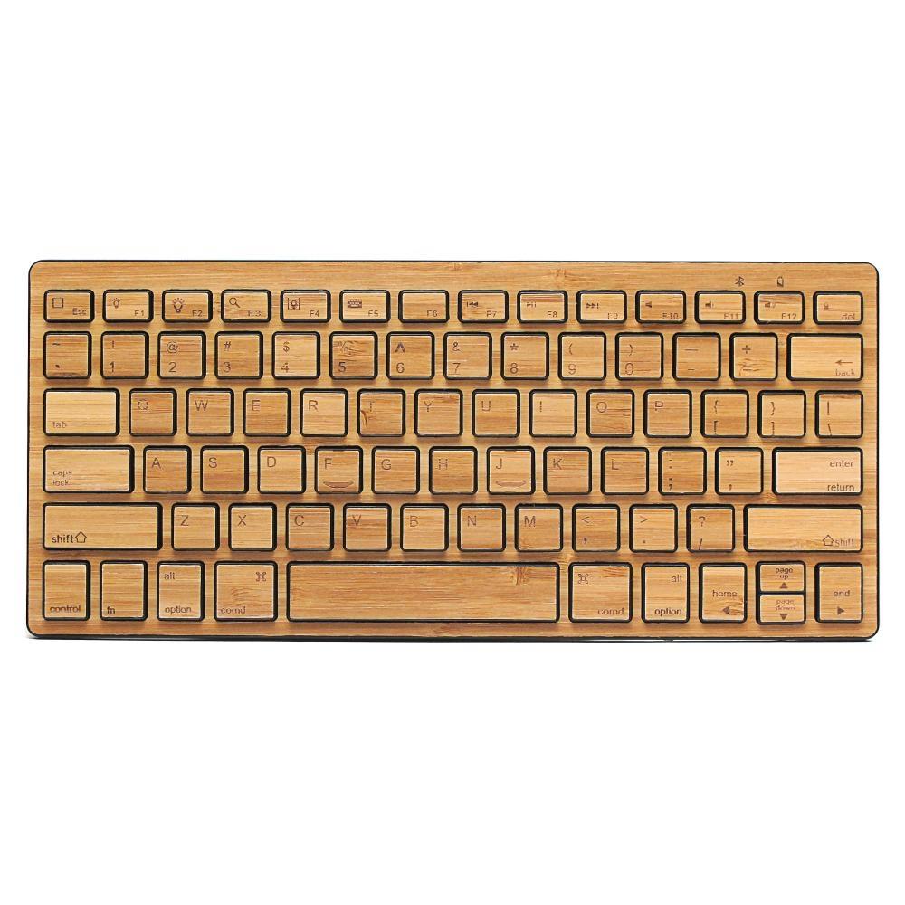 Impecca Bluetooth Bamboo Keyboard