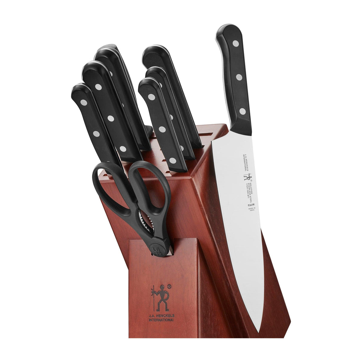 Henckels Solution 10pc Knife Block Set