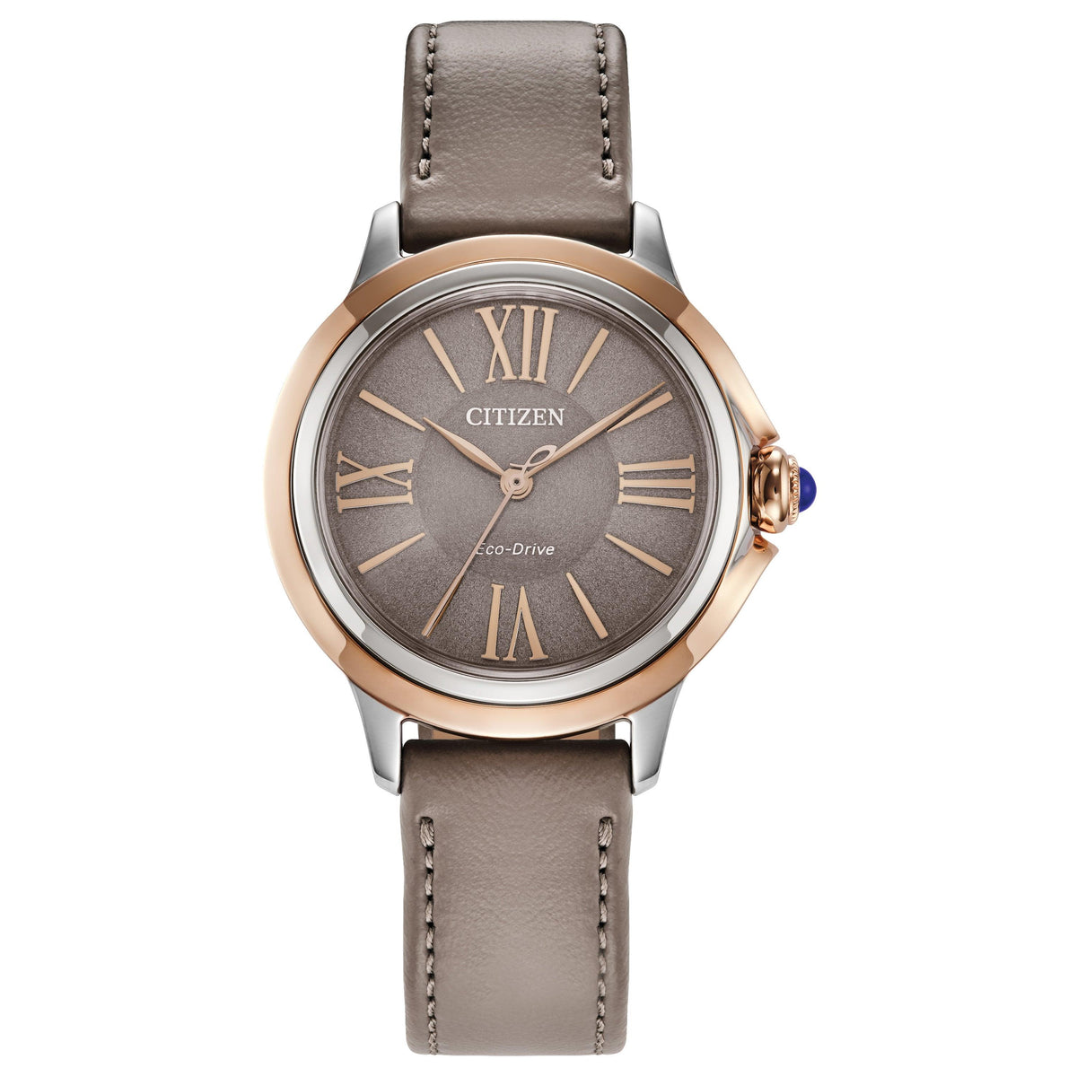 Citizen Ladies' Ceci Eco-Drive Taupe Eco-Pet Strap Watch Taupe dial