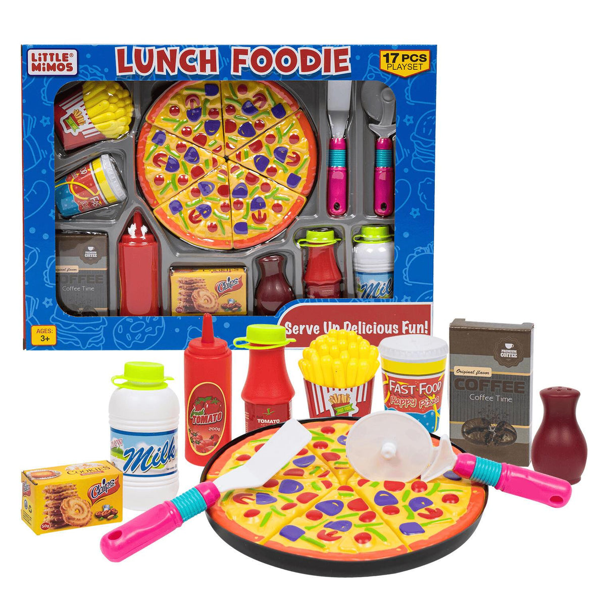 Bella Home 17 Pc. Play Food Set