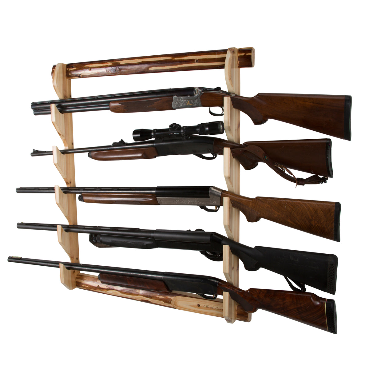 Rush Creek 5-Gun Horizontal Wall Storage Rack