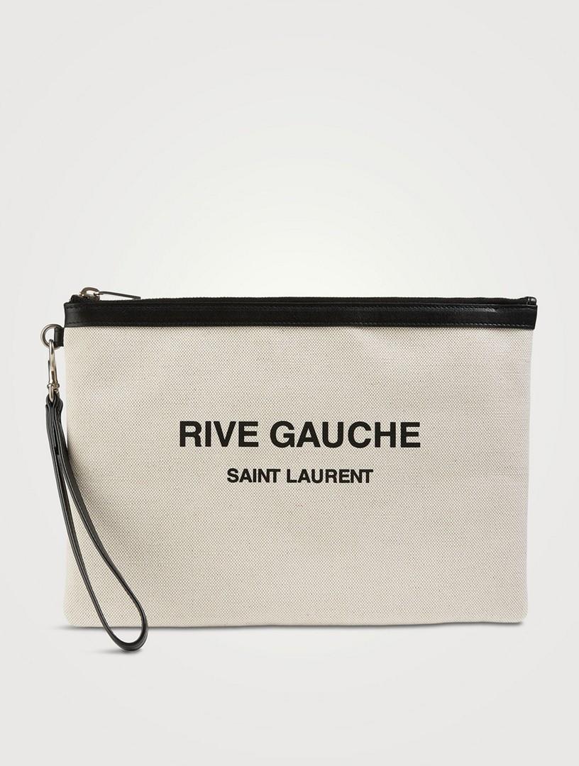 Yves Saint Laurent Rive Gauche Zippered Pouch