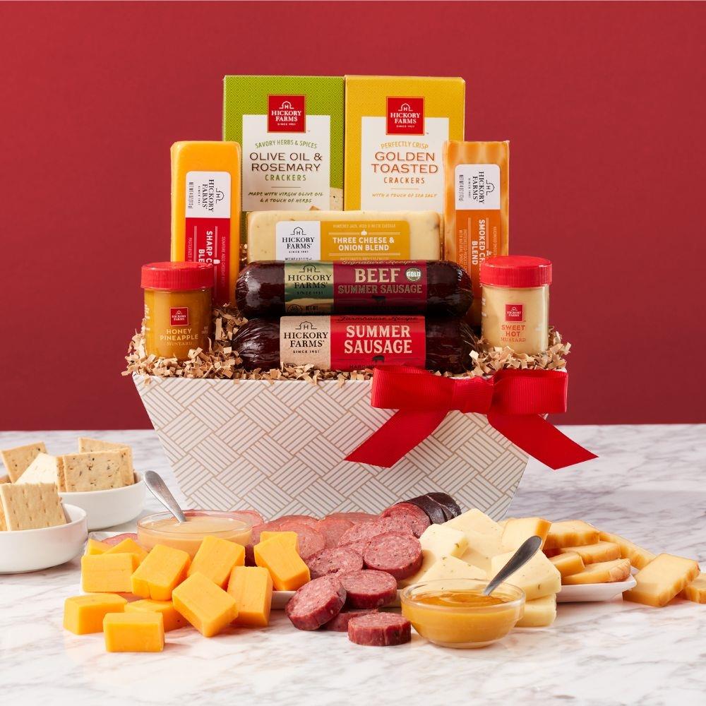 Hickory Farms Signature Flavors Gift Basket Size 9 Pieces