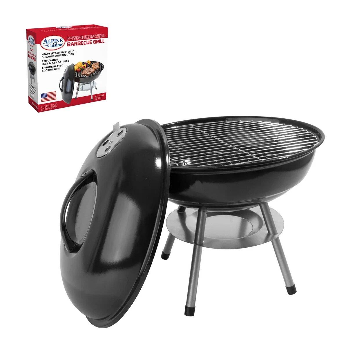Bella Home 14" Portable Charcoal Barbeque Grill