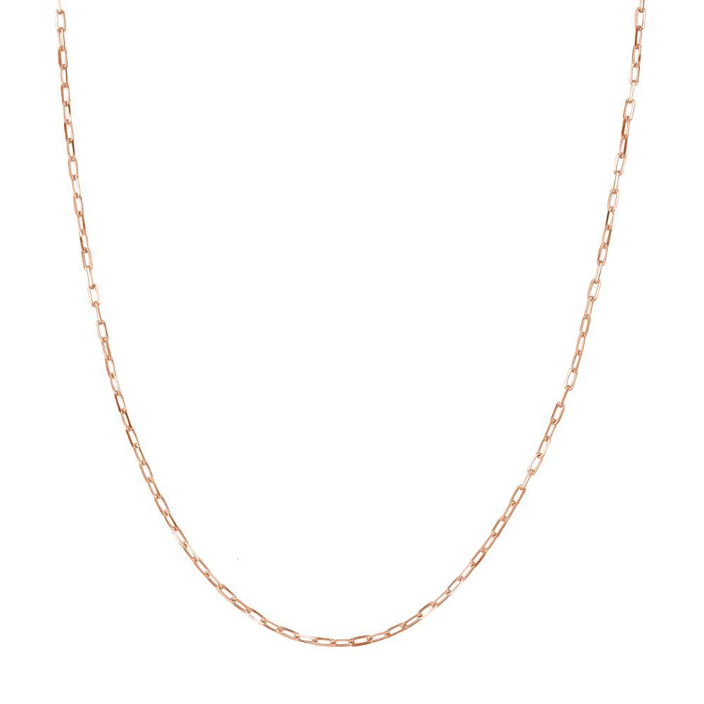 HAWLEY ST 1.95mm D/C Paper Clip Chain 18" Necklace