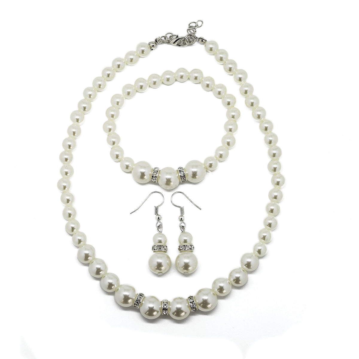 Completely Bella Graduated Pearl Jewelry Set