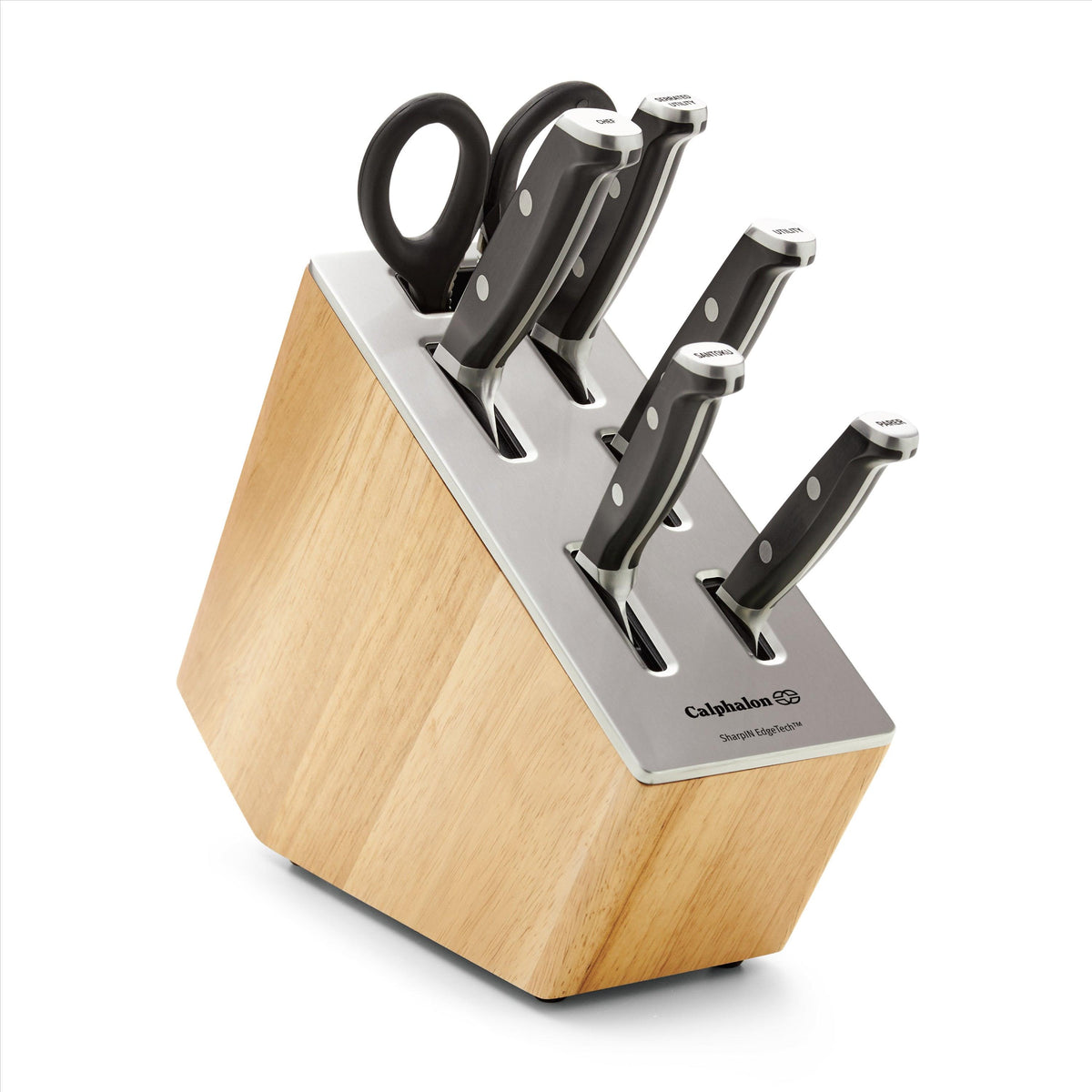 Calphalon Premier 7pc Knife Block Set w/ SharpIn Edgetech