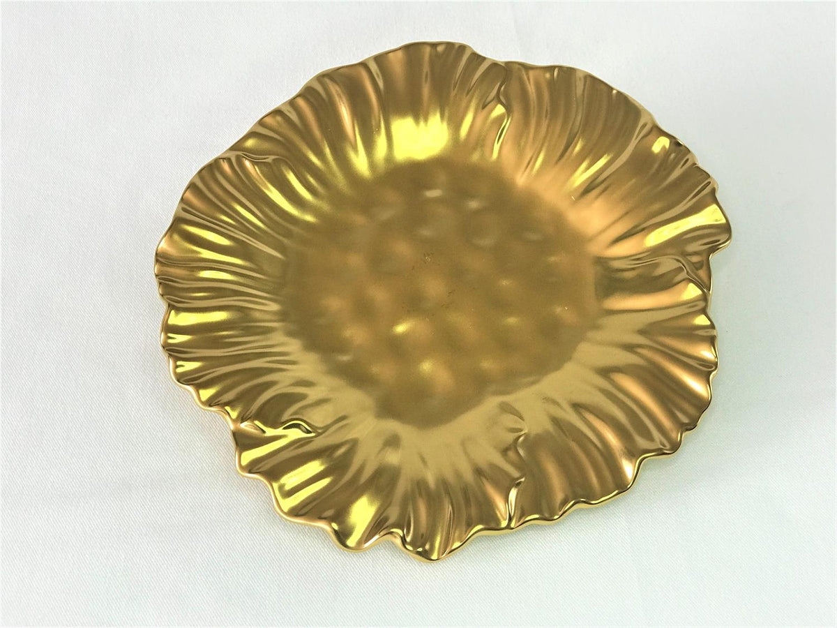 Stark Home Botanic Collection 10" Porcelain Sunflower Plate