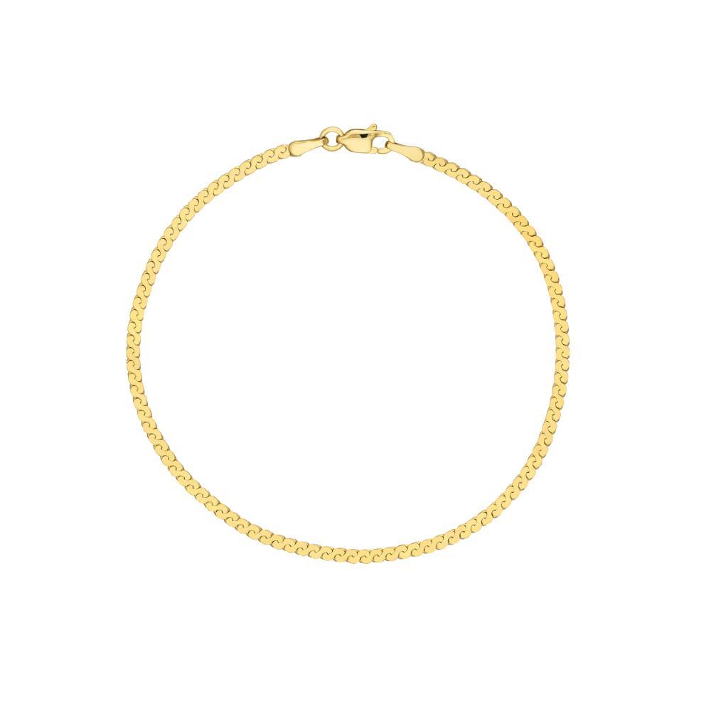 HAWLEY ST 2.0mm Serpentine 7.5" Chain with Lobster Lock