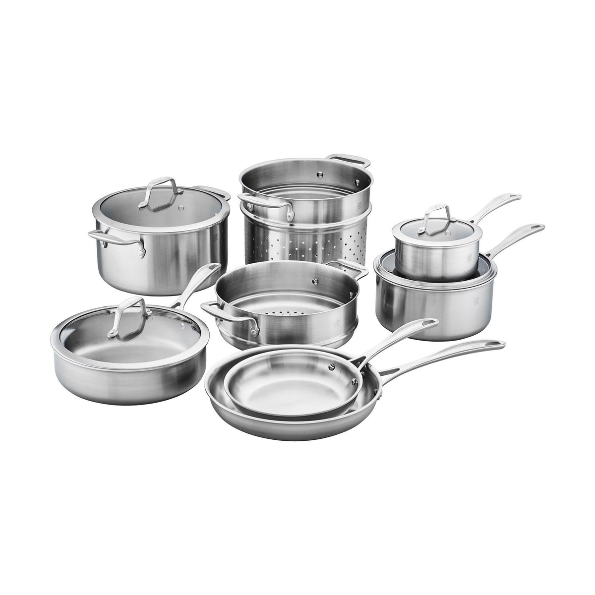 Zwilling Spirit 3-Ply 12pc Stainless Steel Cookware Set
