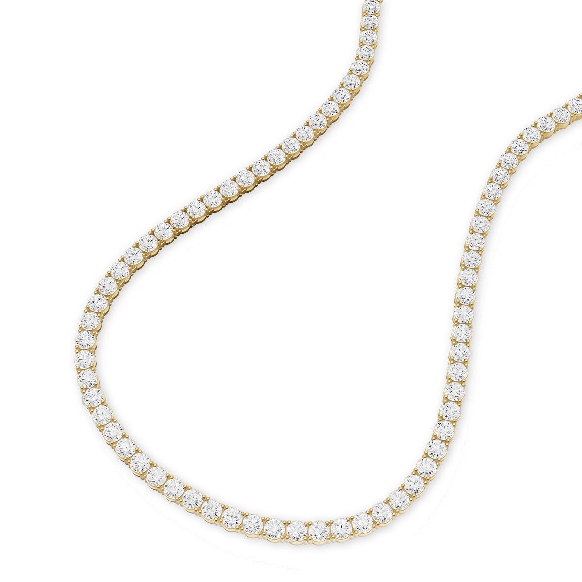 Prestige Boutique Diamonds Lab Diamond Tennis Necklace Size 18"