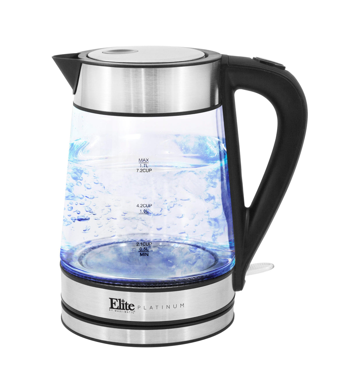 Elite Gourmet 1.7L Electric Cordless Glass Water Kettle