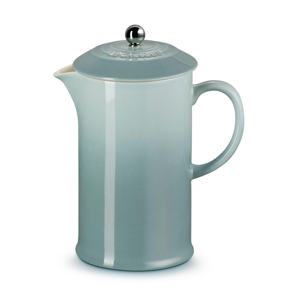 Le Creuset 1.1qt Stoneware French Press w/ Stainless Steel Knob Sea Salt