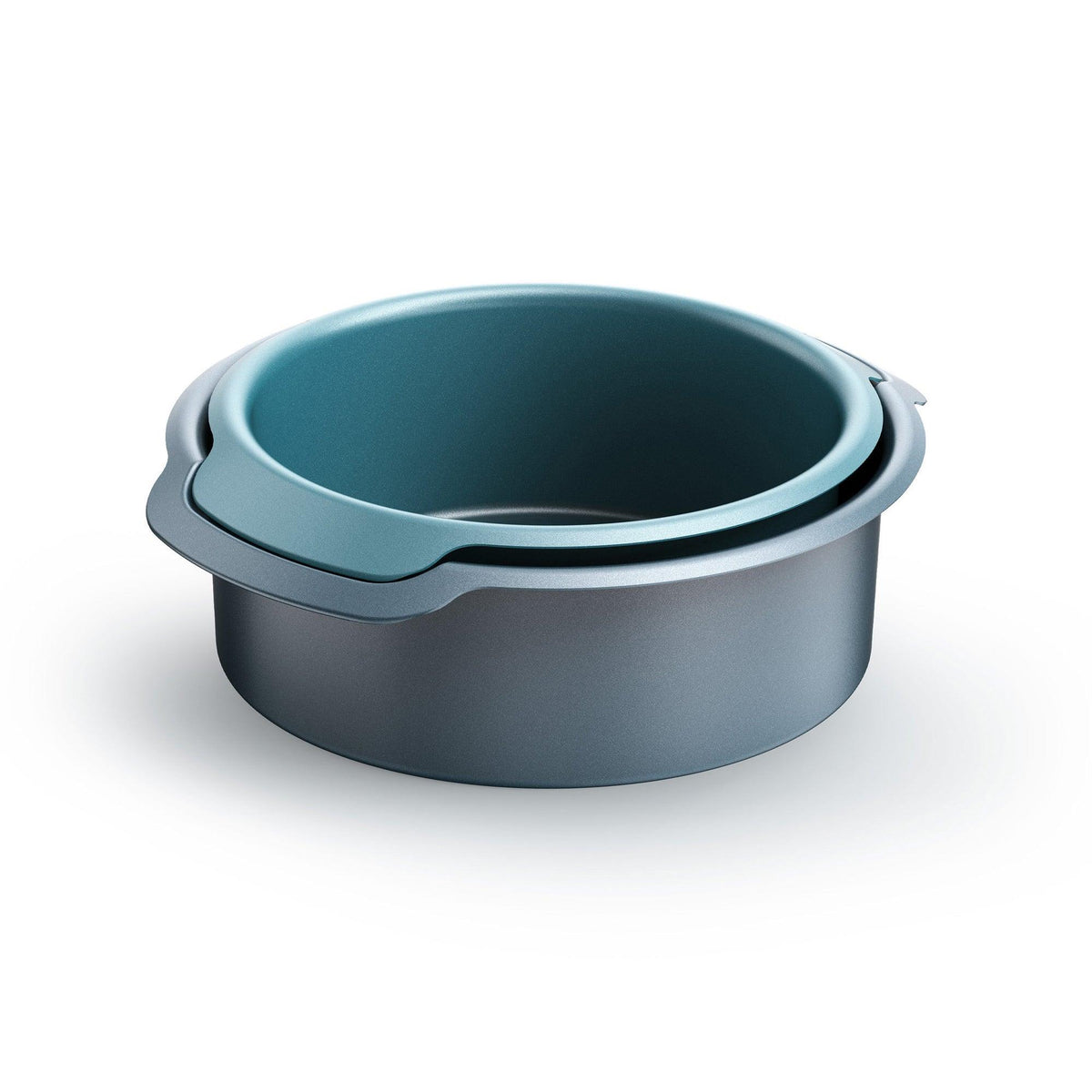 Joseph Joseph 2pc Nest Bake Nonstick Round Cake Pan Set Blue